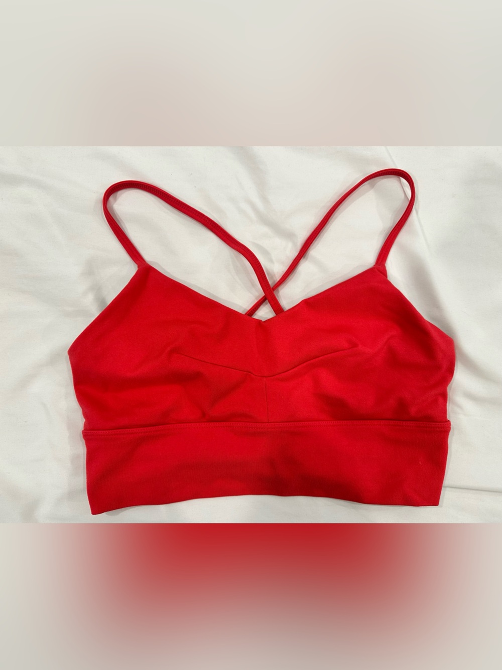 manduka Dark Pink Strappy Sports Bralette